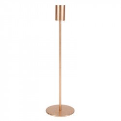 Bougeoir en métal - 29 cm - Rose gold