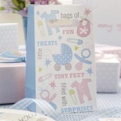 Sac cadeaux petit pieds (x5)