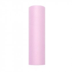 Rouleau de tulle - 15 cm X 9 M - Rose