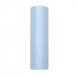 Rouleau de tulle - 15 cm X 9 M - Bleu