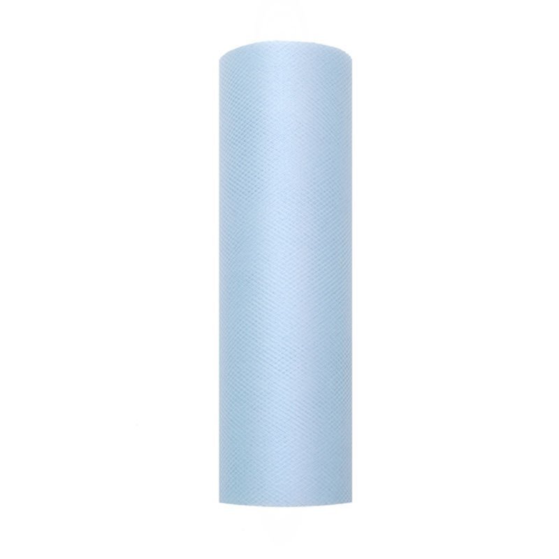 Rouleau de tulle - 15 cm X 9 M - Bleu