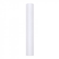 Rouleau de tulle - 30 cm X 9 M - Blanc