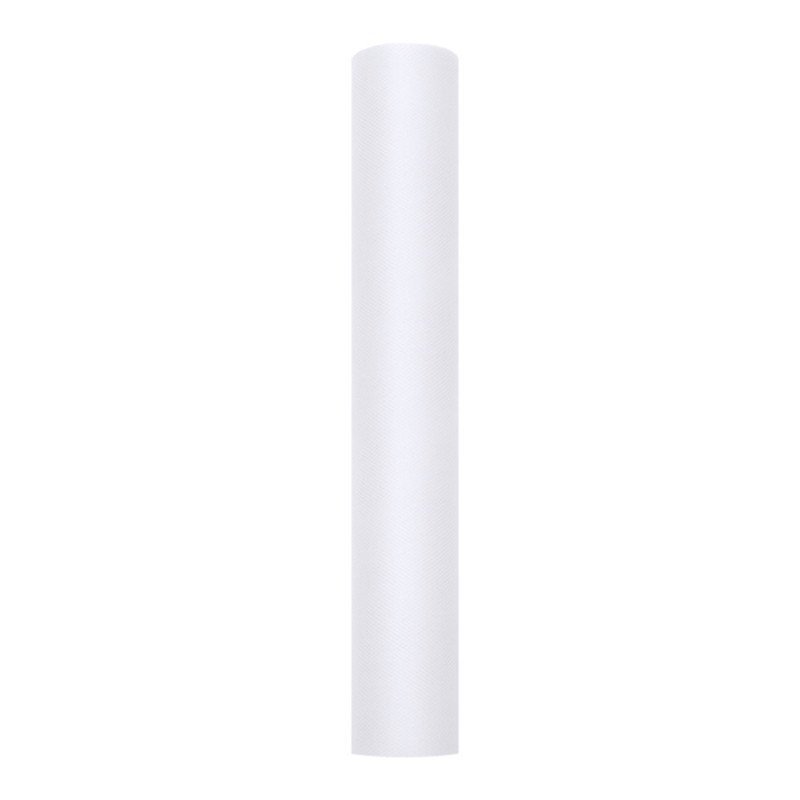 Rouleau de tulle - 30 cm X 9 M - Blanc