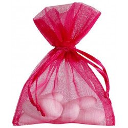 Sachet organdi fuschia