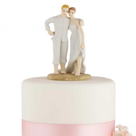 Figurine Couple sur le sable