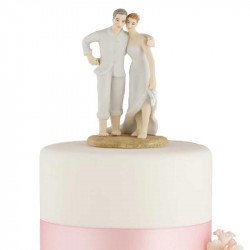 Figurine Couple sur le sable