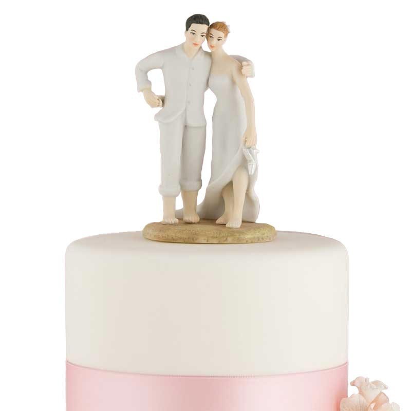 Figurine Couple sur le sable