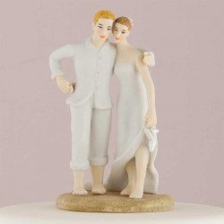 Figurine Couple sur le sable