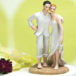 Figurine Couple sur le sable