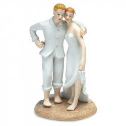 Figurine Couple sur le sable