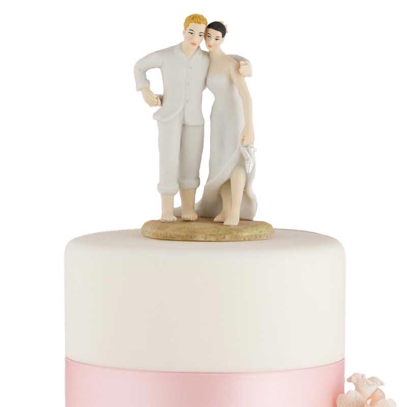 Figurine Couple sur le sable