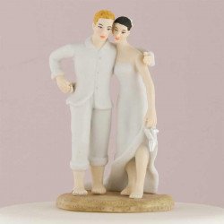 Figurine Couple sur le sable