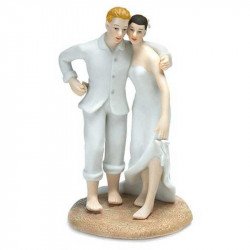 Figurine Couple sur le sable