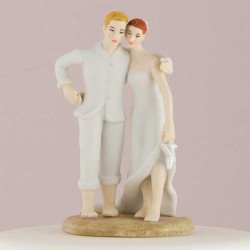 Figurine Couple sur le sable