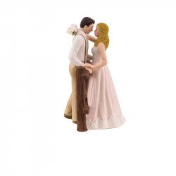 Figurine de mariage rustique