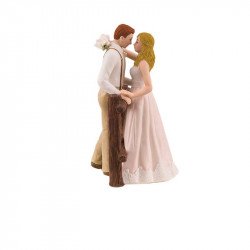 Figurine de mariage rustique