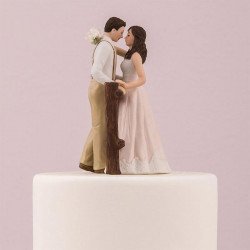 Figurine de mariage rustique