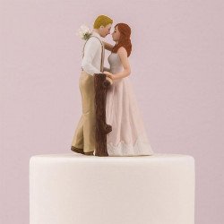 Figurine de mariage rustique