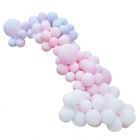 Guirlande de ballons "Luxe" Chamallow