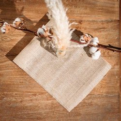 Chemin de table toile de jute naturelle 5 mètres