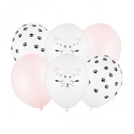 Ballons Chat 30 CM (x6)