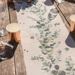 Chemin de table eucalyptus -3M