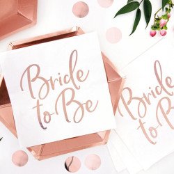 Serviettes "Bride to Be" (x20)