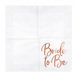 Serviettes "Bride to Be" (x20)