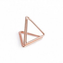 Supports marque-places triangle rose gold (x10)