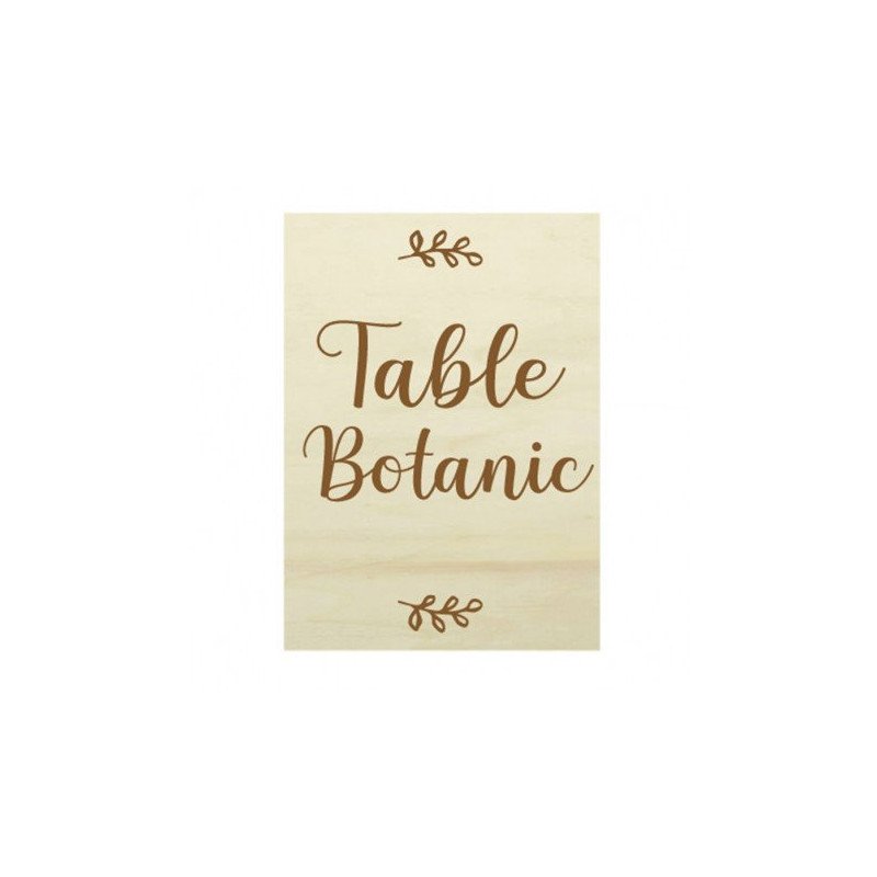 Nom de table Botanic - peuplier