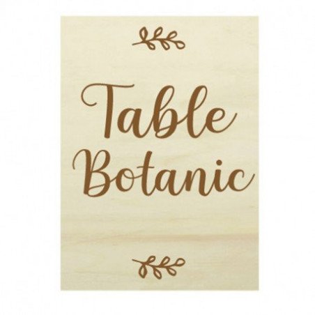 Nom de table Botanic - peuplier