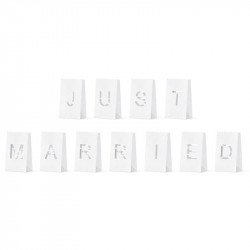 Lanternes "Just Married" (x11)