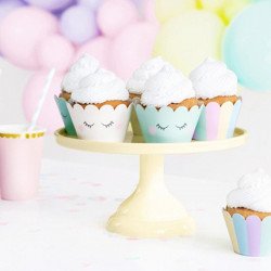 Moules à cupcakes Licorne (x6)