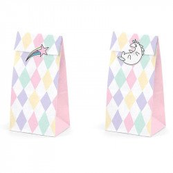 Sachets de bonbons Licorne (x6)