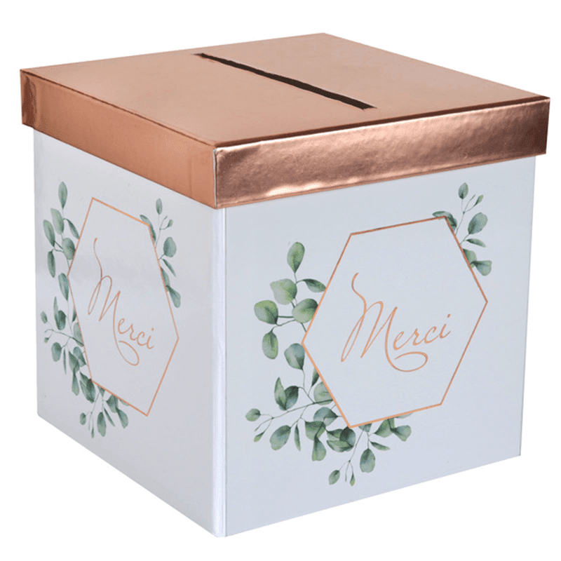 Urne Eucalyptus et rose gold