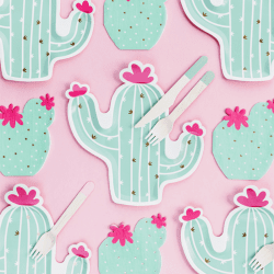 Assiettes Cactus (X6)