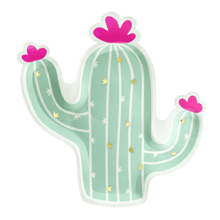 Assiettes Cactus (X6)