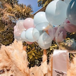 Guirlande de ballons gender reveal