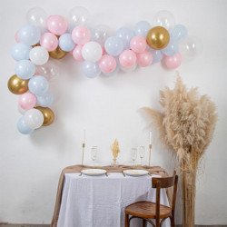 Guirlande de ballons gender reveal