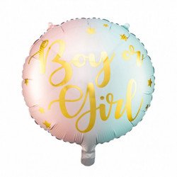 Ballon "Boy or Girl ?" - 35 cm