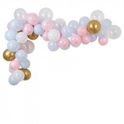 Guirlande de ballons gender reveal