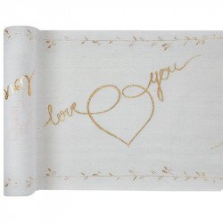 Chemin de table "Love You" - 3M