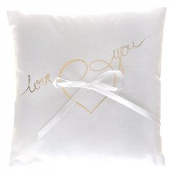 Coussin d'alliance "Love You"