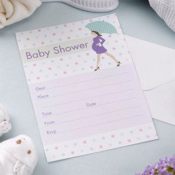 Invitations Baby Shower (x10)