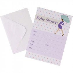 Invitations Baby Shower (x10)