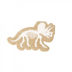 Serviettes Dinosaure Kraft (x16)