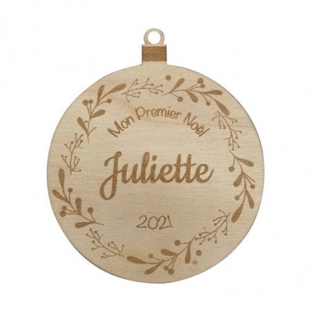 Boule "mon premier Noël 2020"