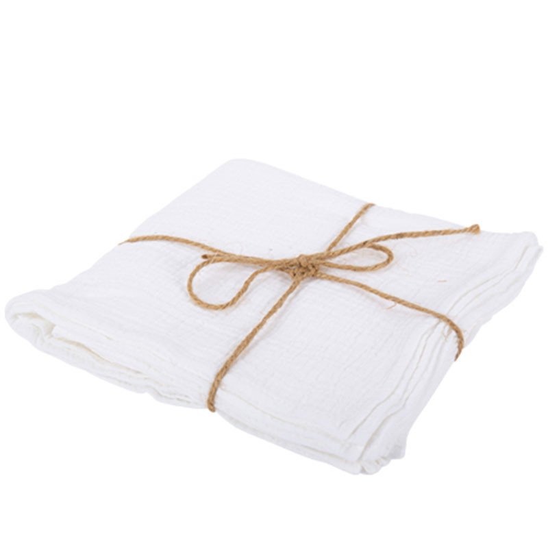 Serviettes en gaze de coton (x4)