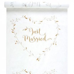 Tapis de cérémonie "Just Married" - 10 M