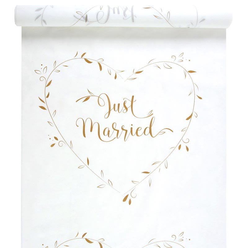 Tapis de cérémonie "Just Married" - 10 M